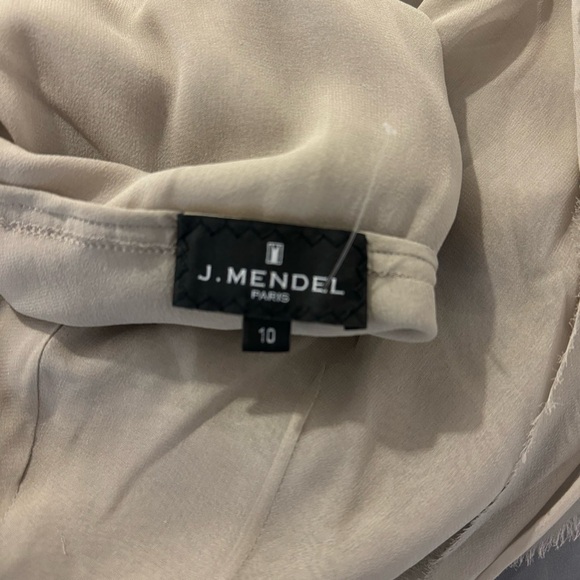 J.MENDEL GRAY DRESS SIZE 10 - Picture 15 of 15